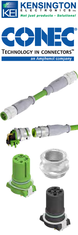 CONEC M12 circular connectors