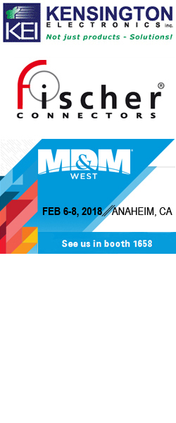 Fischer Connectors to exhibit at MD&M