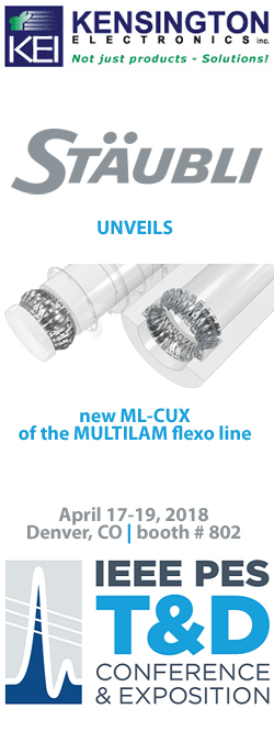St�ubli Electrical Connectors, Inc. to unveil brand new line at IEEE PES T&D Conference and Exposition