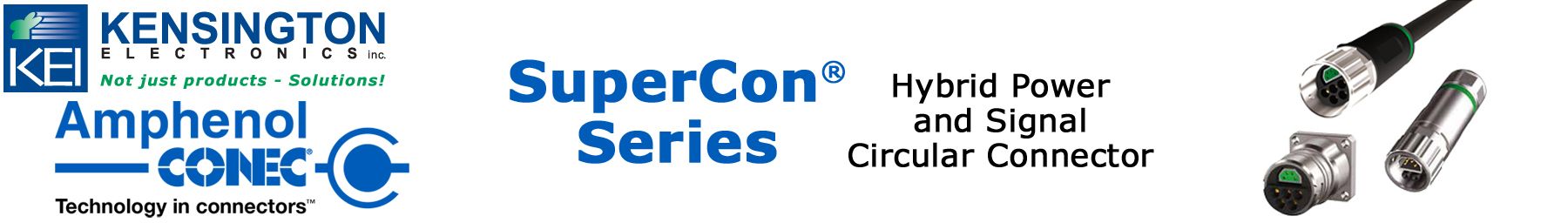 Conec's SuperCon® Series hybrid connector system